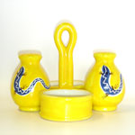 Decor: LZY001 Lizards on Yellow