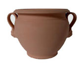Planter round 35 Testa di Leone (Lion Head)